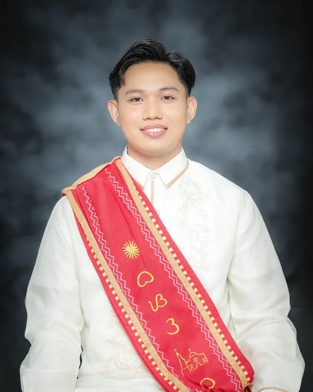 Damiell San Jose, graduation portrait